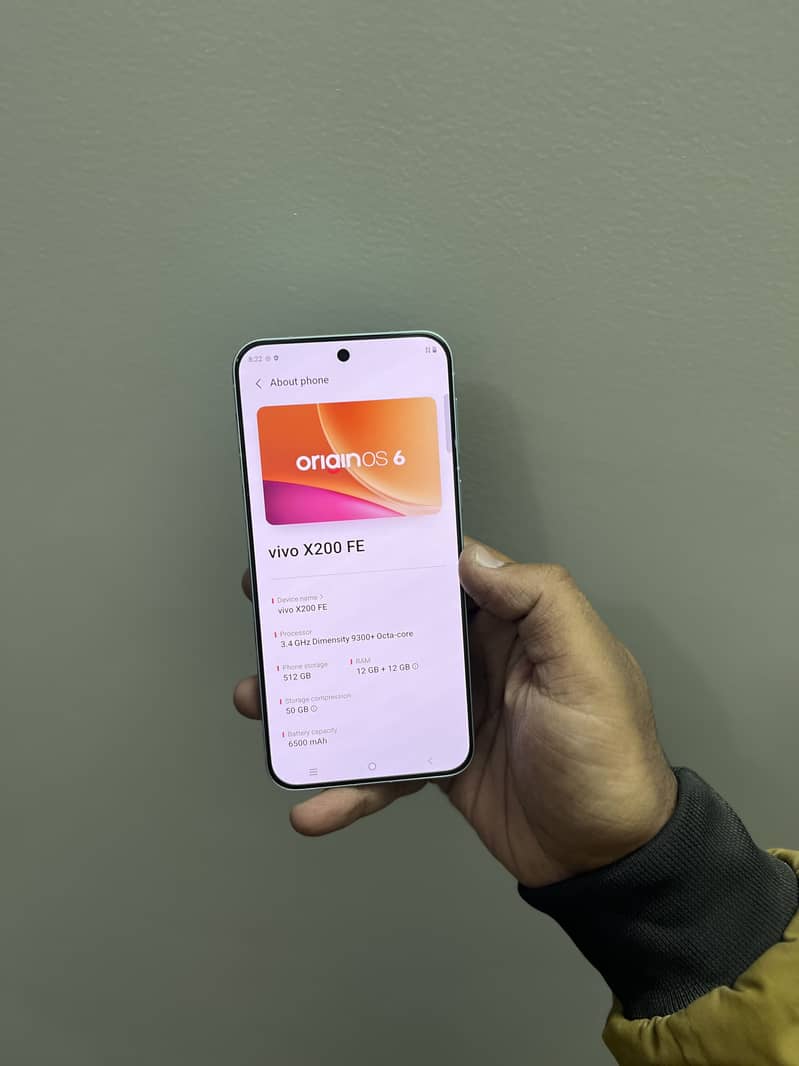 Brand New Vivo X200 FE 12/512Gb offical approv Full warranty