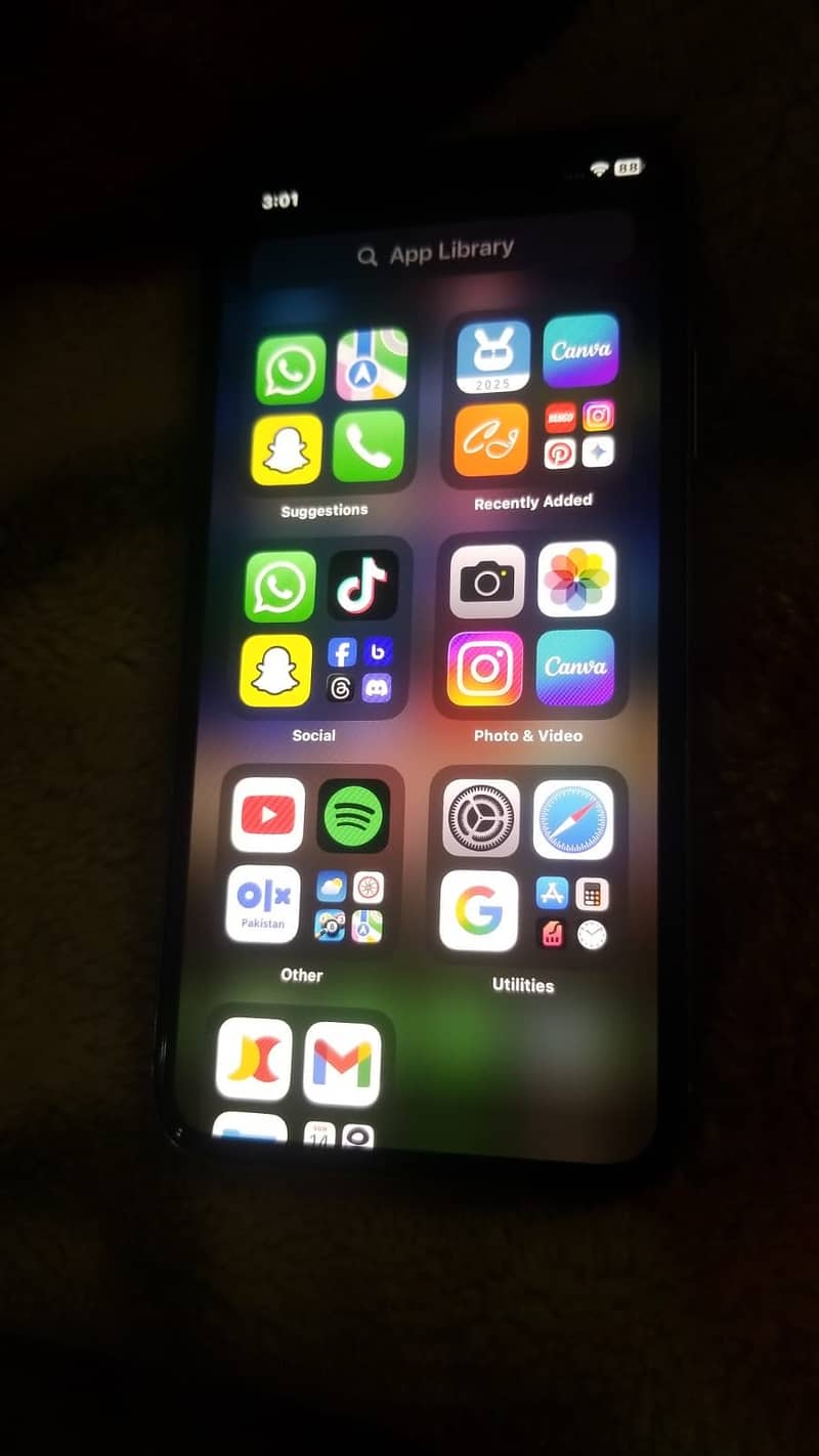 iPhone x 64 gb pta approved