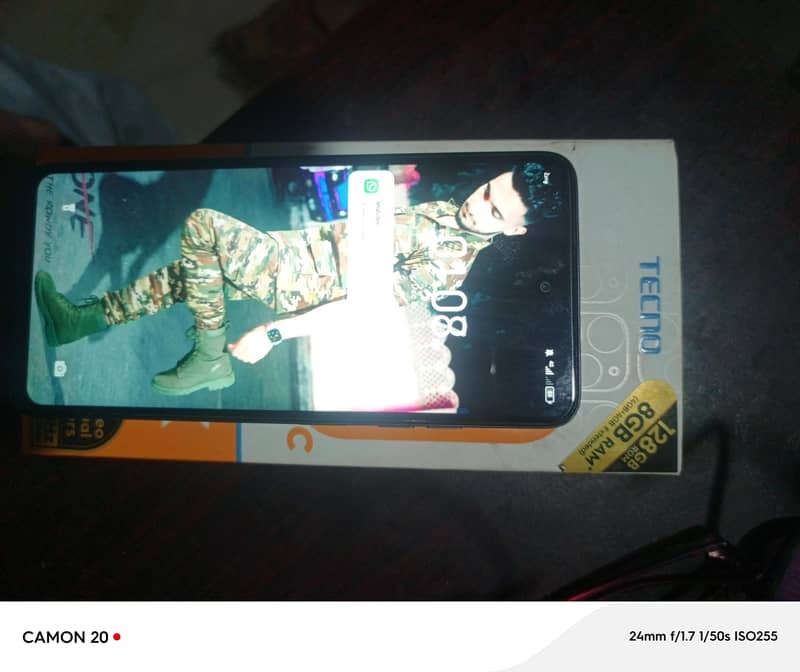 Tecno spark 20c new condition final 20k and exchange with I phone