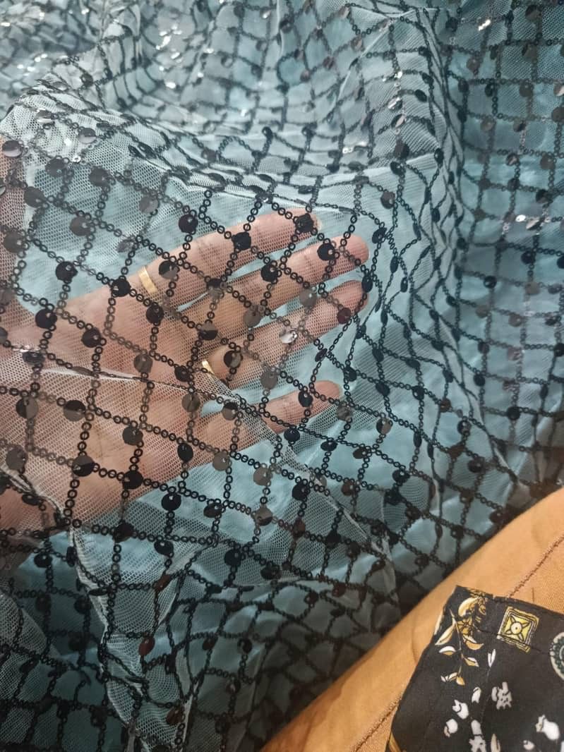 Formal party wear maxi with lining ready to wear