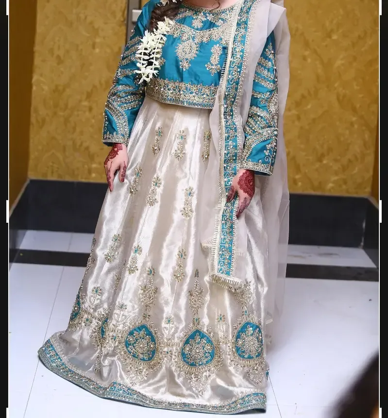 Bridal Mehndi Lehnga cholli (3pcs) once worn