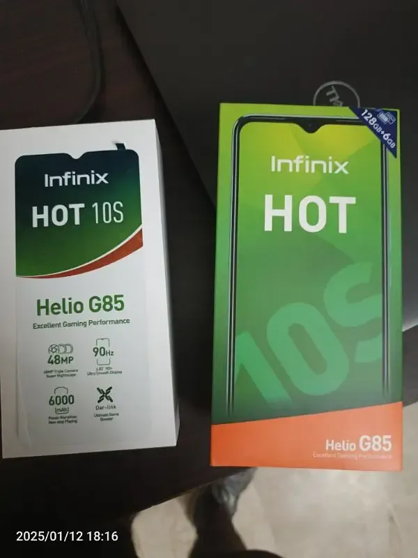 Infinix 128gb 6gb 6000mah battery