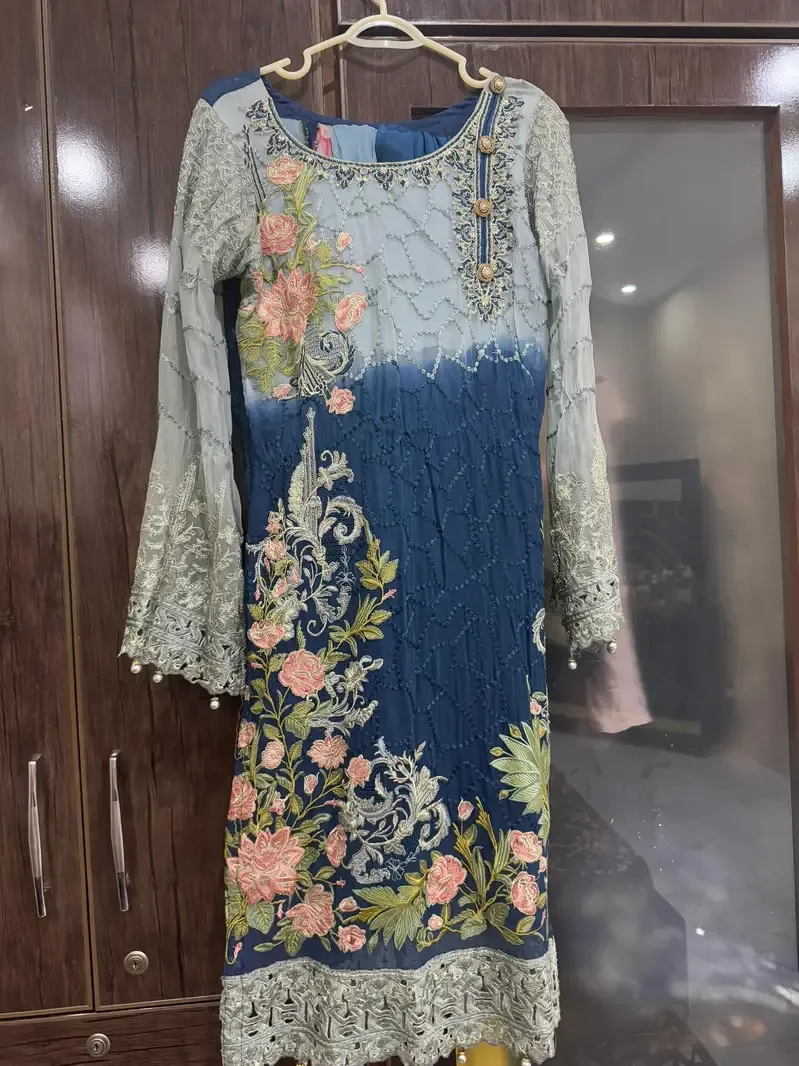 3 piece party wear dress