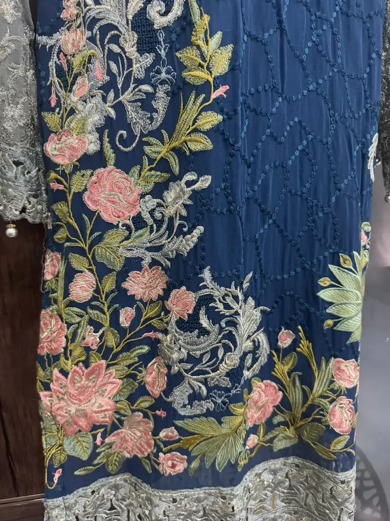 3 piece party wear dress