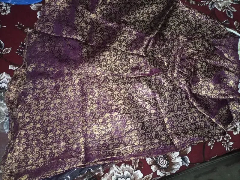 embroidered shirt with sharara