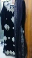 Black velvet 3 pice dress new condition