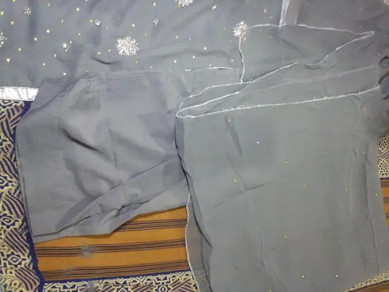 wedding suit royal chiffon