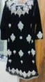 Black velvet 3 pice dress new condition